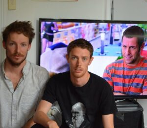 Guy Montgomery Instagram - I do not recognise the young boys in this photo. 

Ten years ago I set out to become friends with Tim Batt through the somewhat unconventional method, of watching and reviewing Grown Ups 2 together. 

Within one year we had spent 87.5 hours (over three and a half days) not just with each other but also the ensemble cast of Grown Ups 2. A friendship forged in the fires of mutual self flagellation and insanity was born.

In the time that has passed we have grown so close, and spent so much time in each other’s company that the idea we once didn’t know each other feels impossibly abstract.

Mission friendship can be considered a success… but at what cost?

To mark ten years of friendship, of the Worst Idea of All Time and our looming freedom from the shackles of watching movies together over and over again - we are going back to where it all started. A large scale, celebratory live podcast reflecting on what I have come to regard as one of cinemas great treats, the 2013 triumph that is Grown Ups 2. 

Please join us at 7:30PM on Saturday February 10 at @qtheatre as we say goodbye to an era and acknowledge that these two young boys… have finally Grown Up (2)