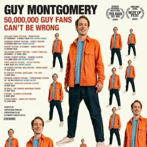 Guy Montgomery Instagram - I cannot believe it but due to the organisational skills and purchasing habits of some of my nerdiest fans, extra shows have been added in some of Australia’s finest cities!

I’m talking about cities like Adelaide, Canberra, Sydney, Perth and Brisbane! Everywhere else remains on sale - geez I hope the show is funny