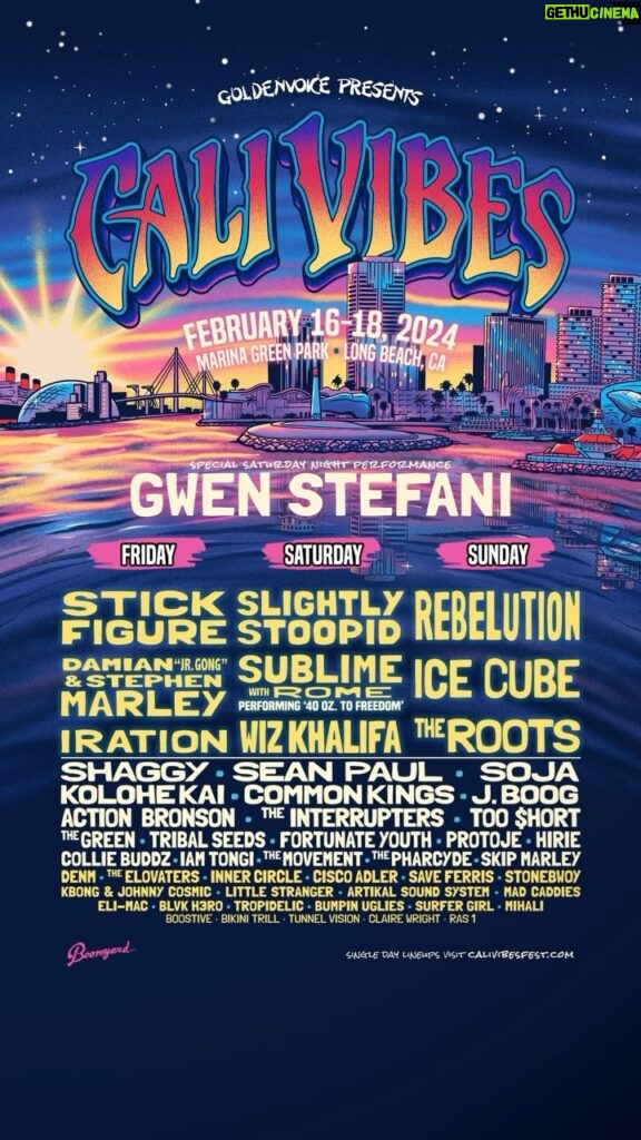 Gwen Stefani Instagram - SOCAL !! 🌞 can’t wait 2 sing with u Saturday, Feb 17th at @calivibesfest !! get ur tix at the link in my stories + link in bio:) gx