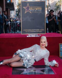 Gwen Stefani Instagram - what a dream !! thank u SO much @hwdwalkoffame + @warnerbrostv + Irving Azoff, Jimmy Iovine, and of course, @blakeshelton 🤍🙏 who would have thought this girl from Anaheim would have her own star on the Hollywood Walk of Fame 🌟 thank u for walking this journey with me, singing with me all these years … i love u !!! Gx Photos 1-7: @warnerbrostv