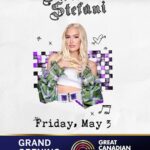 Gwen Stefani Instagram - TORONTO !! i can’t wait to sing with u at the grand opening of @greatcanadiantoronto on May 3, 2024 ✨🥰 see u there !! gx