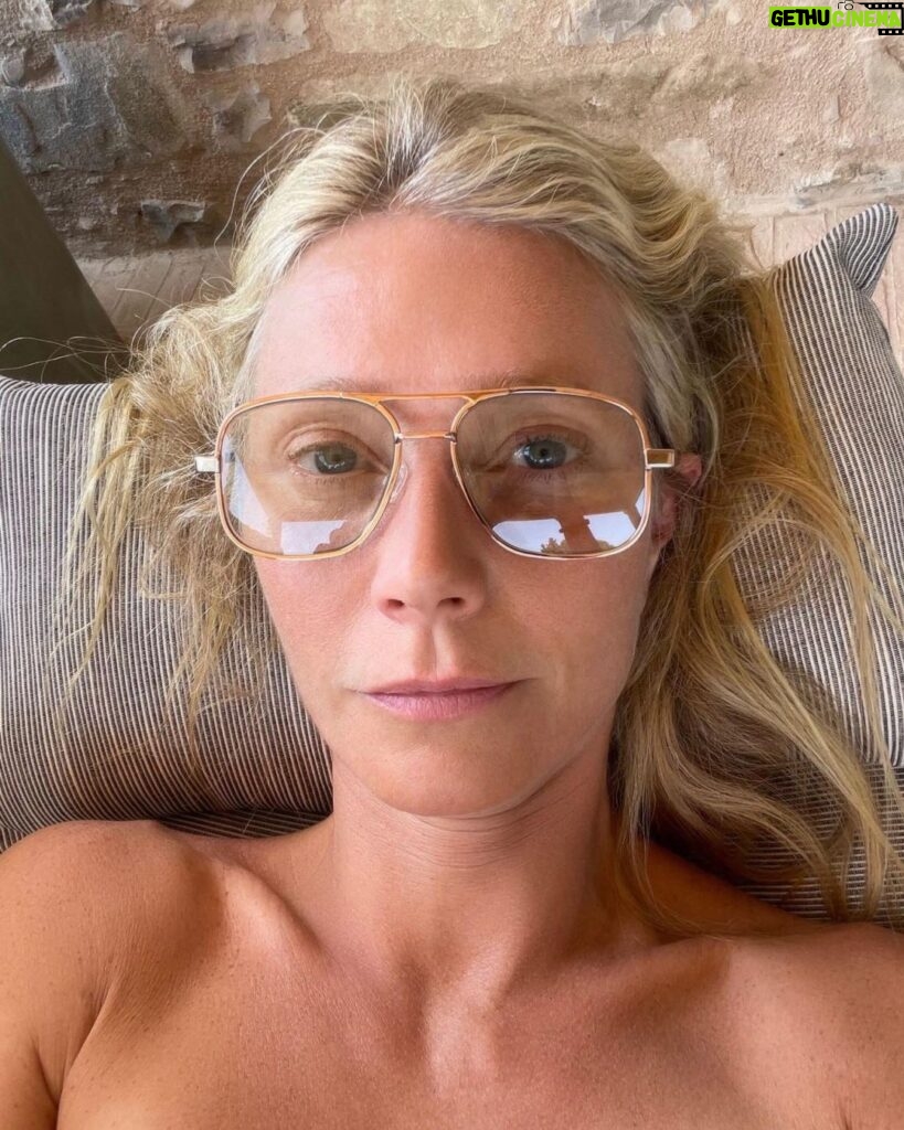 Gwyneth Paltrow Instagram - I love to sleep. I love to exfoliate. And I love anything that does all the work while I’m in bed, which is why I'm thrilled to introduce our BRAND NEW GOOPGLOW Dark Spot Exfoliating Sleep Milk. This serum targets sun damage, dark spots, pores, dullness, and uneven skin tone and texture, too. It simplifies my whole routine by addressing multiple skin issues at once, and it feels so good—silky, not sticky like high-acid serums can be, with this plush, soothing texture. I smooth it on every night before bed and I wake up with baby-soft, glowy, hydrated skin. Try it and I promise—you will see results, both overnight and over time. #linkinbio to shop. ​