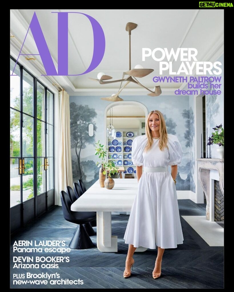 Gwyneth Paltrow Instagram - What an honor to have our home featured in @archdigest (thank you @amyastley !!) This was a BIG labor of love, years in the making and I couldn’t have done it without one of my very best friends @brigetteromanek doing the interiors, the truly brilliant @roman_and_williams_ my long time collaborators on architectural design and the best contractor on the planet @mcallisterconstruction 💙 also thank you to brad the best husband in the world Photos: @yoshihiromakino