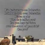 Hāwane Rios Instagram - Pi‘o ke ānuenue ma Gaza, Palesetina Rainbows arch over Gaza Listen to sky What is it telling you? Can you hear its voice over the sound of genocide? Can you? Ceasefire now 4 months of this horror and massacre Of INNOCENT CIVILIANS Do you love the sight of rainbows over the land you love? What makes so many people of the world think that the people of Gaza do not deserve to see rainbows that arch just for them? Rainbows respond to the love of the people of the land. How do I know this? I am of the land and I live my life giving offerings to the goddess of rainbows, Keānuenue, sister of our gods Kāne and Kanaloa. I call upon her now to be with the rainbows over Palestine. To carry our pule of protection and of restitution to the hearts of the people. I have never called upon her so much in my life. Ho‘omoea mai ke alaula o ke ala ia e hele ai ‘O ka pūnohu ‘O ka ua koko E iho ē Gaza,Palestine