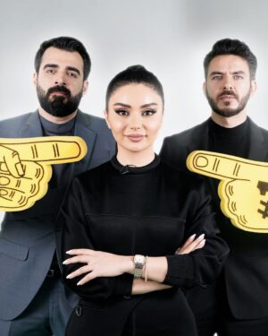 Haifa Hassony Instagram - اللقاء الكامل مع بكر خالد وهيفاء حسوني ضيوف سفينة ستار اكس من الفضاء
يوم غد الساعة ١٠ مساءاً على قناة البشير شو على اليوتيوب 
انتظرونا 🪐
@bakr_khald 
@haifa_hassony 
@ahmedalbasheer 
#البشير_شو #ستار_اكس