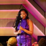 Hailey Kilgore Instagram - GRAMMY WEEKEND 2024 💜 I don’t even know where to begin….. My life has been forever changed. We will start there. I haven’t felt this grateful, fulfilled, joyous, changed for the better, on and on in a LONGGG TIME. My soul is happy and I have so many people to thank. My week started with finishing my first album which is just insane to say I was feeling excited//terrified//anxious// all of the above… Then I got to fly to LA to spend time with the people I ADORE. My people. My family 🥹. I got to sing at my first GRAMMY WomanEvolve event run by the absolutely incredible @kaishaadia and @adamblackstone @bassicblack THANK YOU SO MUCH FOR HAVING ME. Adam has championed me time and time again. Not only did I get to perform. I got to sing MY OWN song. Which was liberating AF for SOOOO many reasons! I then got to sit on a panel (ME. On a panel at Grammy weekend!) in a room and the get best education on this business by some of the most incredible beautiful smart and talented black women in the world. I was welcomed with open arms, excitement, and love by SOOOO MAAANNY (which does not land lightly on me). The little black girl in me felt like she belonged. Feeling wanted and like people care about and value what you have to say is. EVERYTHING. I will always carry that feeling and hopefully I can pull out that confidence when I need it in different spaces. Saying that this weekend changed my life is an understatement. 💜Thank you’s incoming. Creative director: @ayeneen Stylist: @taylormadisonx3 Designer: @laquan_smith Makeup: @estabrookartistry Hair: @monaeartistry Photographer: @calvingproductions Photographer: @bycestlazee
