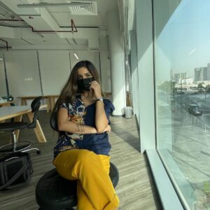 Hala Al Turk Instagram - Being on campus is an amazing feeling🥰