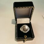 Hannah John-Kamen Instagram - The most beautiful ring in loving memory of my mama ❤️ Thank you to @johnnyhoxtonldn for making this special piece And the biggest thank you to my bubba and my love @petar_rabbit for this beautiful present ❤️ …speechless 🤓. Fun fact…. Im wearing a 1.6 billion year old meteorite on my finger ☄️💫
