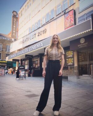 Hannah Kasulka Instagram - Thanks @frightfestuk for a great festival and everyone who came out to the Witches in the Woods premiere! I had the best time!