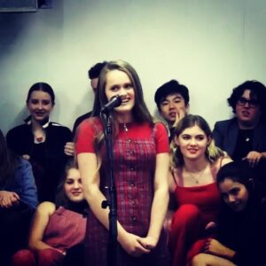 Hannah Nordberg Instagram - (p.s. my name is not really carol)

#stillnotaylor
#thanku4theextrafoam
#ilovehimilovehimilovehim
#taylorthelatteboy
#kristinchenoweth  @goldenbridgechoir i missed seeing you in the front row laughing at my jokes 🤣 •
•
•

#actress #actorlife #film #television #hannahnordberg #musicaltheatre #broadway