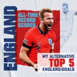 Harry Kane Instagram - I've picked out an alternative top 5 from my 54 @england goals. Some happy memories in there 😁🏴󠁧󠁢󠁥󠁮󠁧󠁿