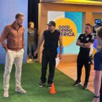 Harry Kane Instagram - Had a great time on @goodmorningamerica today chatting football, NFL and the work my Foundation is doing around mental health. 🇺🇸🏈