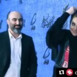 Hassan Pourshirazi Instagram - Repost @cinematicket ・・・ #اختصاصی مهناز افشار، حسن پورشیرازی، محسن تنابنده و همسرش در فوتوکال نشست رسانه ای فیلم #قسم