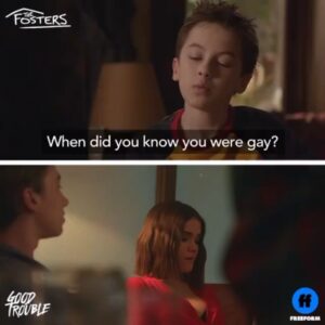 Hayden Byerly Instagram - I know I've been gone a while but there's nothing better to bring me back than a 2 hour holiday special for @goodtrouble make sure you check it out tonight at 9pst on @freeform for Jude's new look! 😎