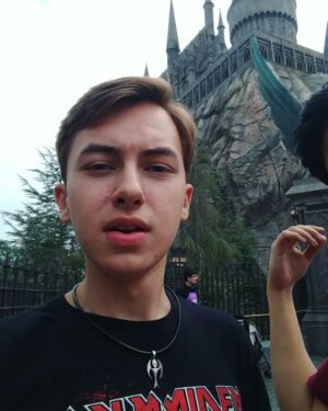 Hayden Byerly Instagram - Having some fun at @unistudios for my first time!  It's a wonderful wizarding Wednesday my dudes!