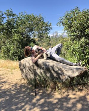 Hayden Byerly Instagram - Jemma does this whole hiking thing a lot better than I do....
