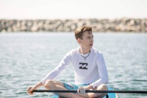 Hayden Byerly Instagram - It's a beautiful day out on the water.  Photo credit:  @sarahroshanphoto