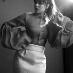 Hayley Orrantia Instagram - this one is titled “funky hands” • @vulkanmag #VulkanFever