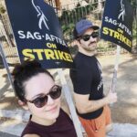 Hayley Orrantia Instagram - Proud of my union for standing strong! 🪧 #sagaftrastrike #unionstrong