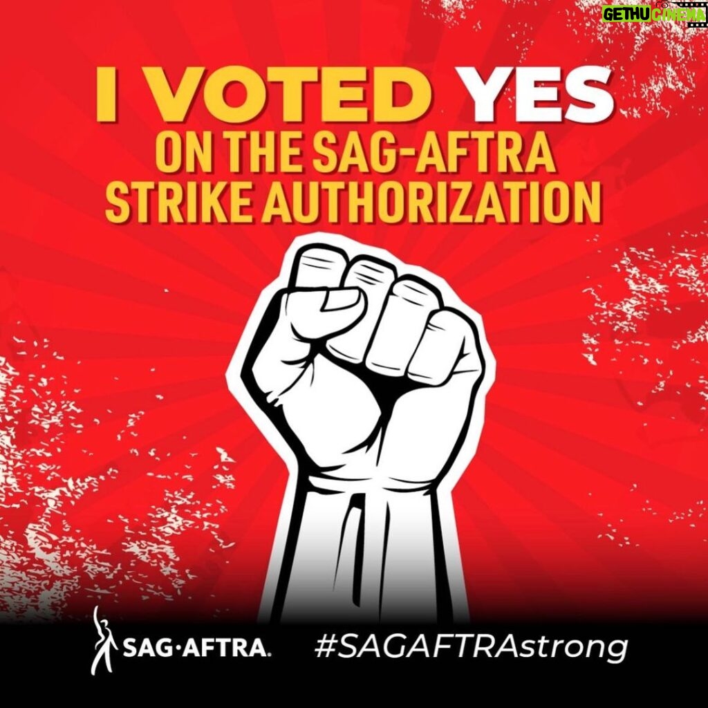 Hayley Orrantia Instagram - I stand with my fellow SAG members in authorizing a strike ✊🏻 it’s time for a change #SAGAftraStrong