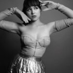 Hayley Orrantia Instagram - this one is titled “funky hands” • @vulkanmag #VulkanFever