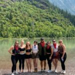 Hayley Orrantia Instagram - just a snippet 🪩 #bacheloretteparty Whitefish, Montana