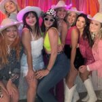 Hayley Orrantia Instagram - just a snippet 🪩 #bacheloretteparty Whitefish, Montana