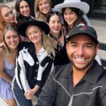 Hayley Orrantia Instagram - just a snippet 🪩 #bacheloretteparty Whitefish, Montana