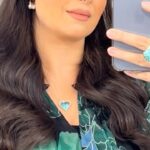 Heba Magdi Instagram - Before @shahid.vod ______________ Dress @be_my_guest_shopping MUA @mai_elbahey Jewelry @dimajewellery Hair @adelateef12