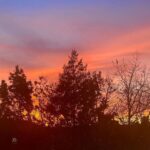 Henny Russell Instagram - Spectacular sunset tonight! New York City, N.Y.