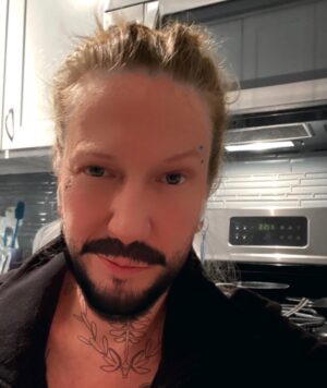Henny Russell Instagram - Me as a dude. It’s that beards & tattoos filter. Don’t think my beard would come in this color, though…