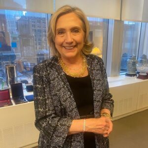 Hillary Clinton Instagram - If you look closely at the bracelet I'm wearing in this photo, it reads "SHE DARES." It was made by Afghan women survivors of war. I'm joining @womenforwomen in celebrating their courage today, and the courage of women everywhere who stand up for their rights and bring change to their communities. #SheDares