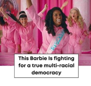 Hillary Clinton Instagram - Hi, Barbie. 🙋‍♀️ ⁣
⁣
Image: @communitychange