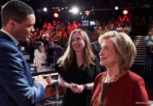 Hillary Clinton Instagram - Can't wait to see—and laugh along with—whatever you do next, @TrevorNoah. Congrats on seven great years at @TheDailyShow!