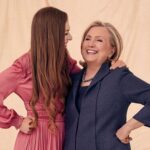 Hillary Clinton Instagram - With Chelsea last year celebrating our Apple TV+ series, Gutsy. #tbt Photo: Ramona Rosales for Variety