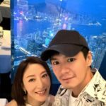Him Law Instagram - 我同老婆放低小朋友一陣，慶祝我倆嘅週年紀念！ @tavia_yeung ❤️ #七週年快樂 #同樣地點同樣人物同樣的心 #❤️