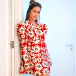 Hina Khan Instagram - Wildflower— Fierce, Beautiful and Free 🌸 Styled by @natashaabothra Outfit @therealblife @mintandmilkpr Accessories @amamajewels MUAH @sachinmakeupartist1 @siddhi_hairstylist 📸 @akshay_navlakhe