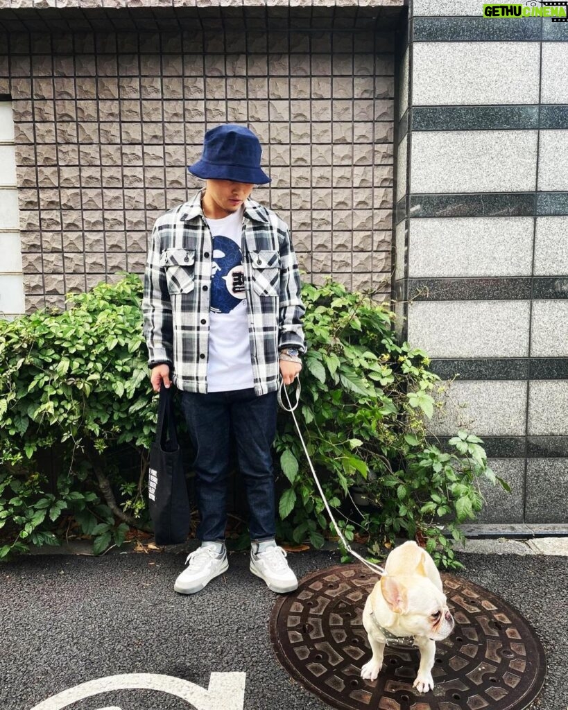 Hiroto Kyoguchi Instagram - . . . 犬とわたし。 #hirotokyoguchi #frebull