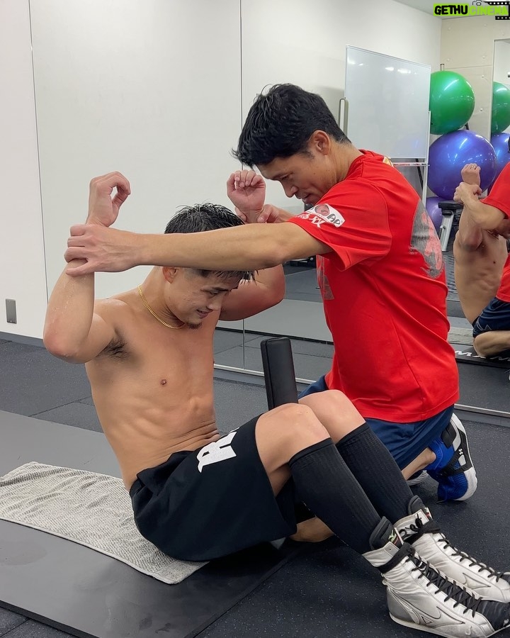 Hiroto Kyoguchi Instagram - . . . hard work🔥 @v1.nobu @teranaka_special_forces #hirotokyoguchi #boxing #training