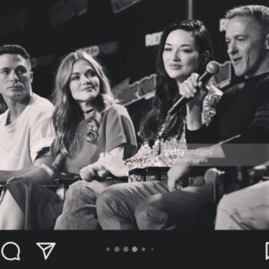 Holland Roden Instagram - Photo title: Handmade Botox 

So incredibly grateful for our @teenwolf family 

#nyccomiccon 
Teen Wolf: The Movie hits @paramountplus Jan 26th!! 

AND THANK YOU!!!! For all the BIRTHDAY WISHES!!🎉
💄 @danielleestorino 
@betsyelisaagency

That cookie was so F-ing good.