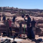 Holland Roden Instagram - Moab has a piece of my heart. Five filled days of pure joy- this is one of the many community activités in the fruit bowl. I have wanted to see the space net in person for 3 years now. And my first time at a Highline park ❤️ the space net only goes up at thanksgiving @sketchyandylewis and crew do it every year. The third pic is a woman who has her two sons BASE jumping through the hole. Everyone knows she is BASE jump expert Dante and his novice little brothers mom. The intimacy of this community is truly so unique. Dalton a new fellow highliner talked about the cave that the father of highline Dean Potter lived in in these parts appropriately named Dean’s cave. I always wait a few days to post pics like this if I do at all bc the trips the van has taken me on I hold so dear. Def not perhaps a normal Turkey day to most but this is my favorite way to celebrate. The crevices of this country amaze me. This is the America I relish in a front row seat to witness. The Fruit Bowl, Moab