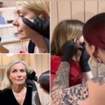 Holly Willoughby Instagram - 3 generations getting their ears pierced… 1st experience for a very brave Belle, I treated my self to a 4th and Grandma went for a 3rd!!! Not bad going for 75!!! Life is about making memories… thank you @astridandmiyu for looking after us and easing the nerves… #piercing #memories #gifted 🎀✨