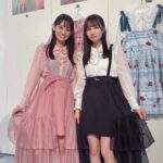 Honoka Akimoto Instagram - . @milk__official_ さんの展示会へ行ってきました🍼 ひなりちゃんとおそろコーデして キャッキャしてました☺️💓 可愛いお洋服を着ると気分が上がります♪