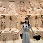 Honoka Akimoto Instagram - . 鳥取でエジプト気分🇪🇬 砂丘のお隣の砂の美術館〜♪ テンション上がってはしゃいでます😆 #鳥取 #砂の美術館
