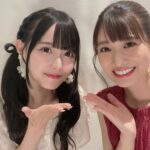 Honoka Akimoto Instagram - . 本日発売の山梨日日新聞に アイドル対談が大きく載っています☺️ 素敵なお話を沢山聞けて #SPARK2023 がより楽しみになりました🔥 HKT48 豊永阿紀さん 宮本佳林さん NGT48 本間日陽さん 高嶺のなでしこ 松本ももなさん ナナランド 西嶋菜々子さん 皆さんと仲良くなれて嬉しかったです💓