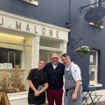 Hugh Wallace Instagram – Myrtle is a fabulous addition to foodie heaven in Ardee. 
The perfect poached eggs,crispy bacon, tea and toast with Jonathan’s delicious green gage jam. 
Photo with Jessica & Jonathon. 
#restaurant #louth #localbusiness #ardee Ardee Co Louth