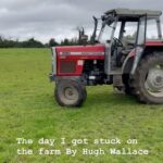 Hugh Wallace Instagram – Down on the farm today and I managed to get stuck. Had to call in the mighty Massey Ferguson to help. 🚜 
#architect #farming #sitevisit #farminglife County Meath