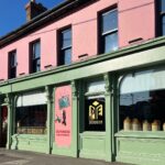 Hugh Wallace Instagram – Walking through Dundrum, I spotted the facade of @pyedundrum illuminated by the sun. 
Great colour scheme & brought back memories of an old Pye TV, when usually the youngest was the remote control! 
#sunnyday☀️ #facade #colour Dundrum, Dublin