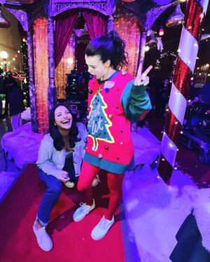 Humberly Gonzalez Instagram - A Very Merry Ginny & Georgia Christmas Special 🎄🎅🏼☃️ 
What are your fave moments this season? how many times did you cry? 🥲 Thank you for keeping us at number 1, thanks for the messages, the edits, the LOVE🧡🤍❤️💙💜💖💚🧡
Being a part of this family has been such a gift and I appreciate you all very very much!!!!
.
.
.
.
@gngbts @netflix #GinnyAndGeorgia