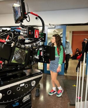 Humberly Gonzalez Instagram - Back in high school, wearing my favorite jacket, running into my ex, wbu? 😜
.
.
.
.
@netflix @gngbts #GinnyAndGeorgia